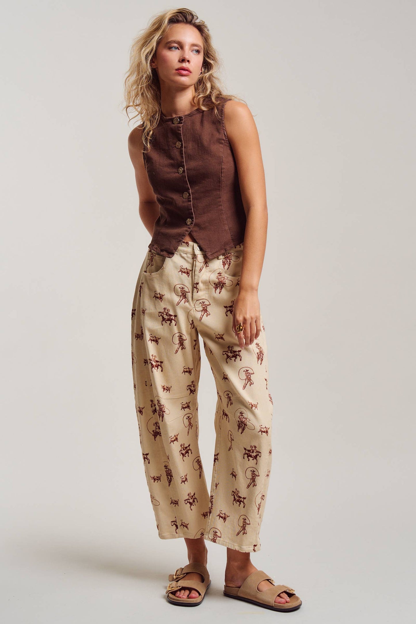 Lasso Barrel Pants
