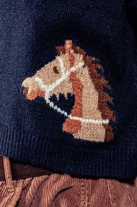 The Pepper Horse Cardigan