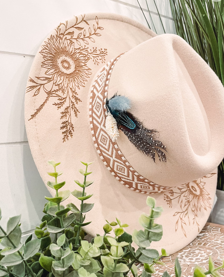 Southwest floral Hat