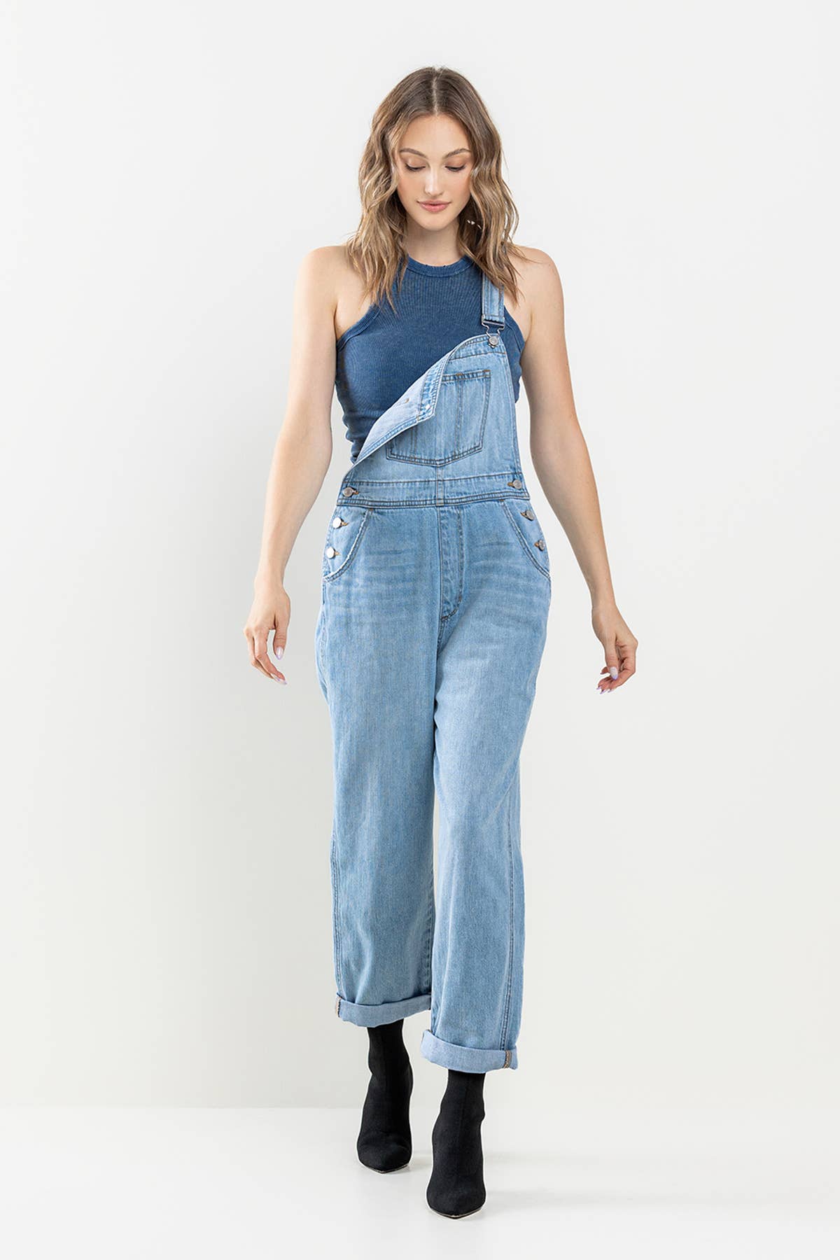 Hooper Light Overall With Front Pocket and Cuff