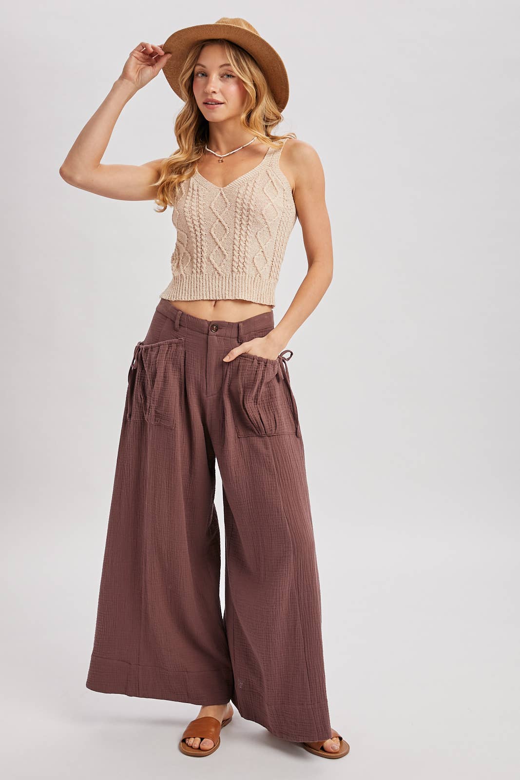 FINNLEY WIDE LEG PANTS