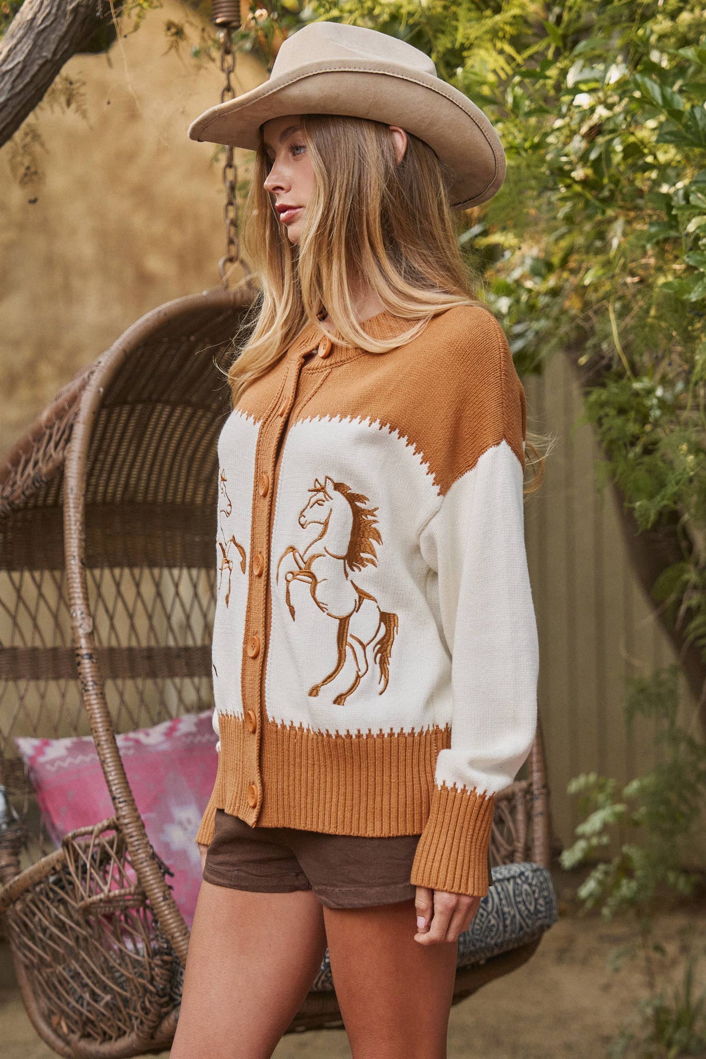 Marsh Horse Knit Cardigan
