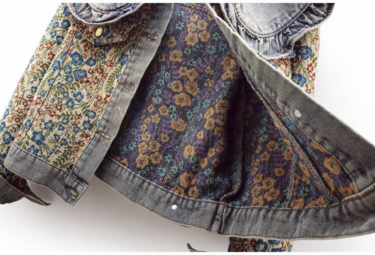 Lettie Denim Cropped Jacket