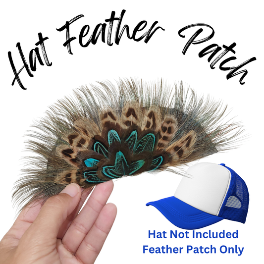 Western Feather Fans for Trucker Hats Hat Bar Supplies