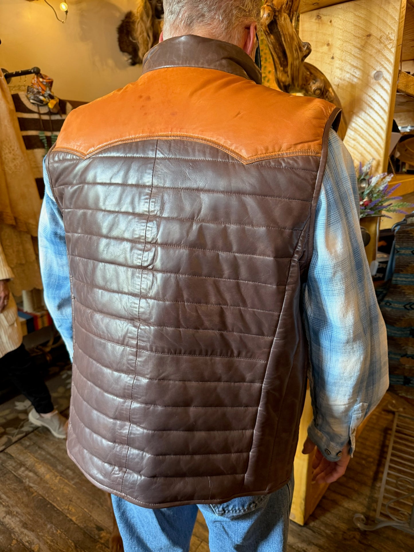 Casper Scully Leather Men’s Vest