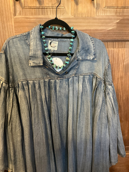 Pleated Together Tunic