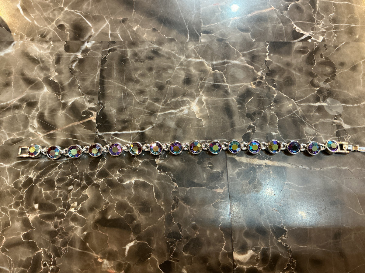 Silver Peacock bracelet
