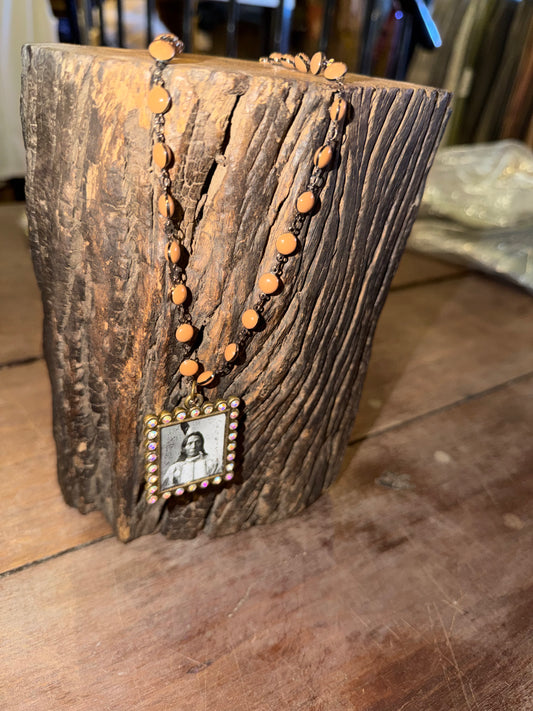 Indian Portrait Necklace