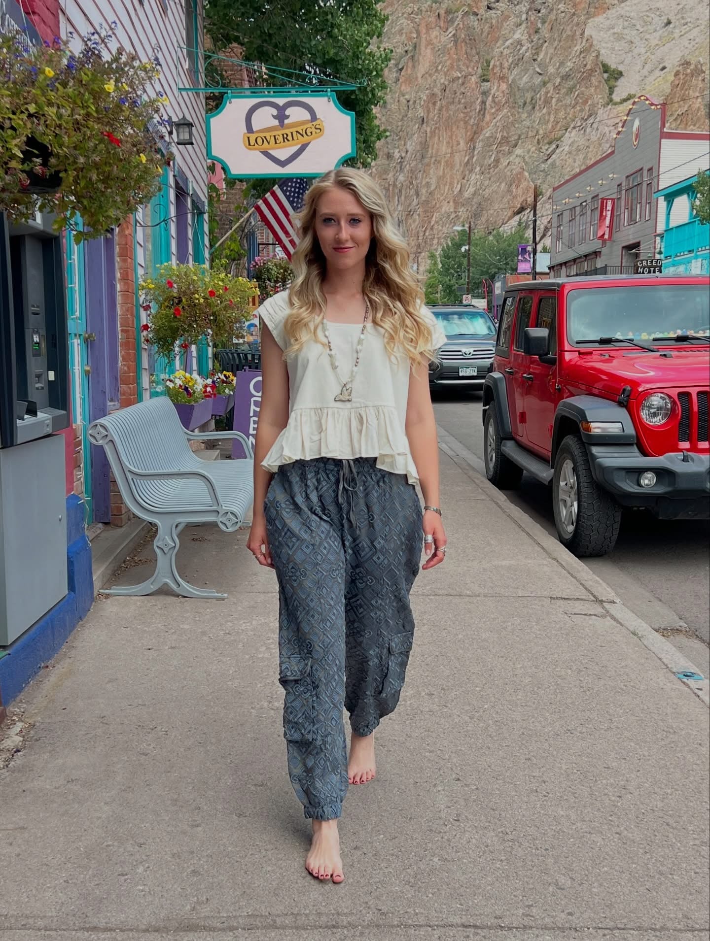 Diamond in the Rough Jogger - Denim