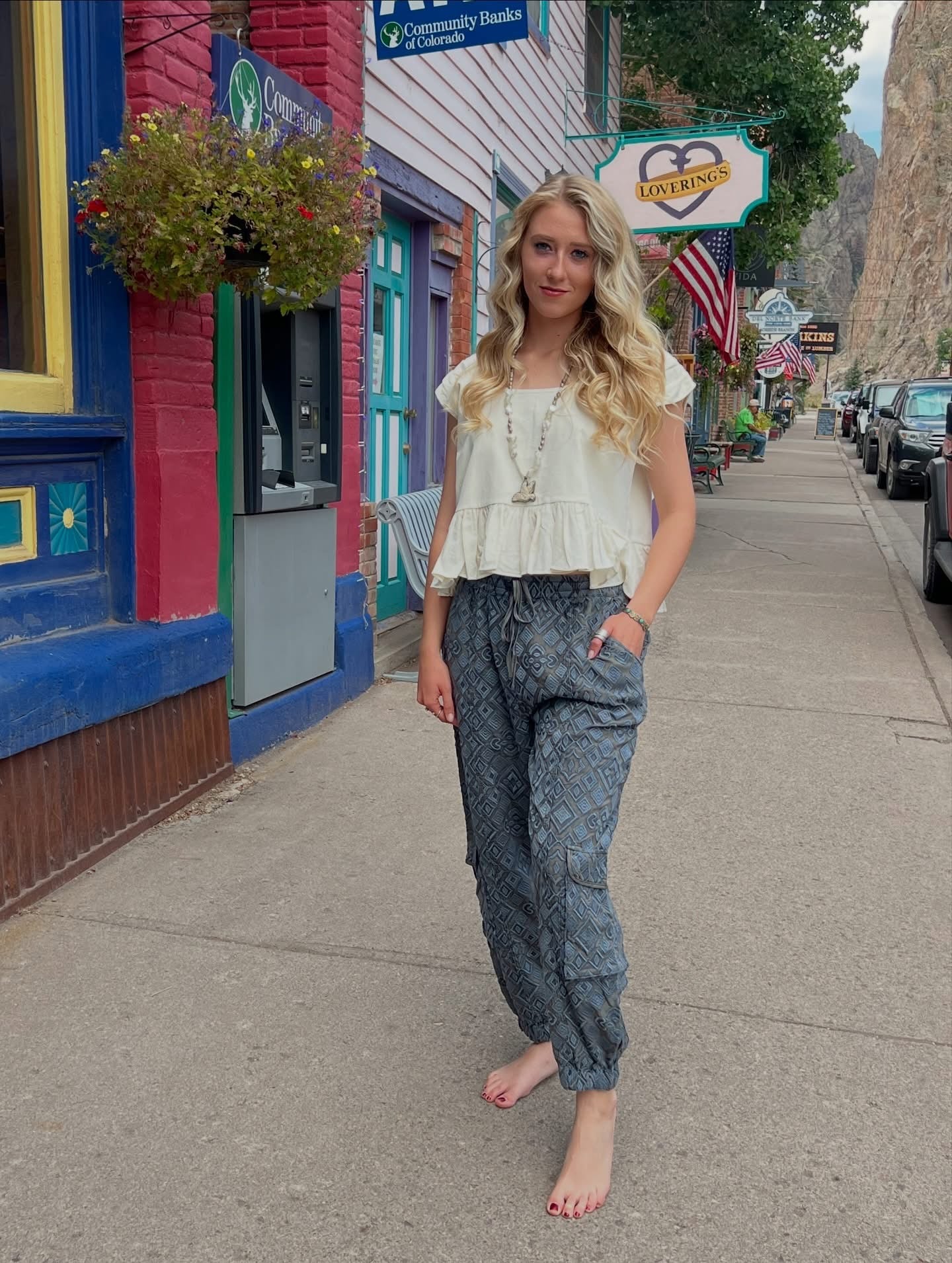 Diamond in the Rough Jogger - Denim