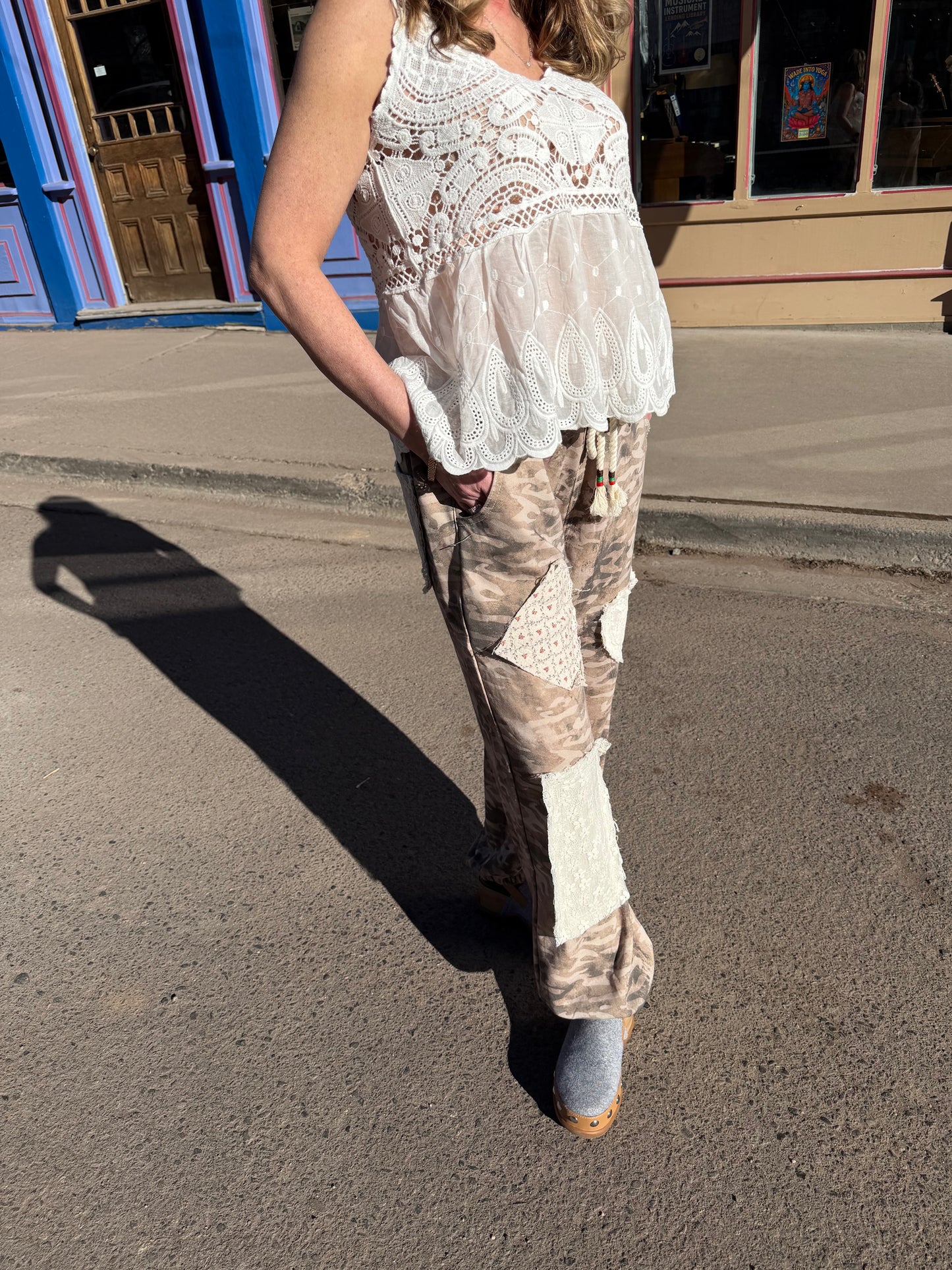 Tan Camo Jogger
