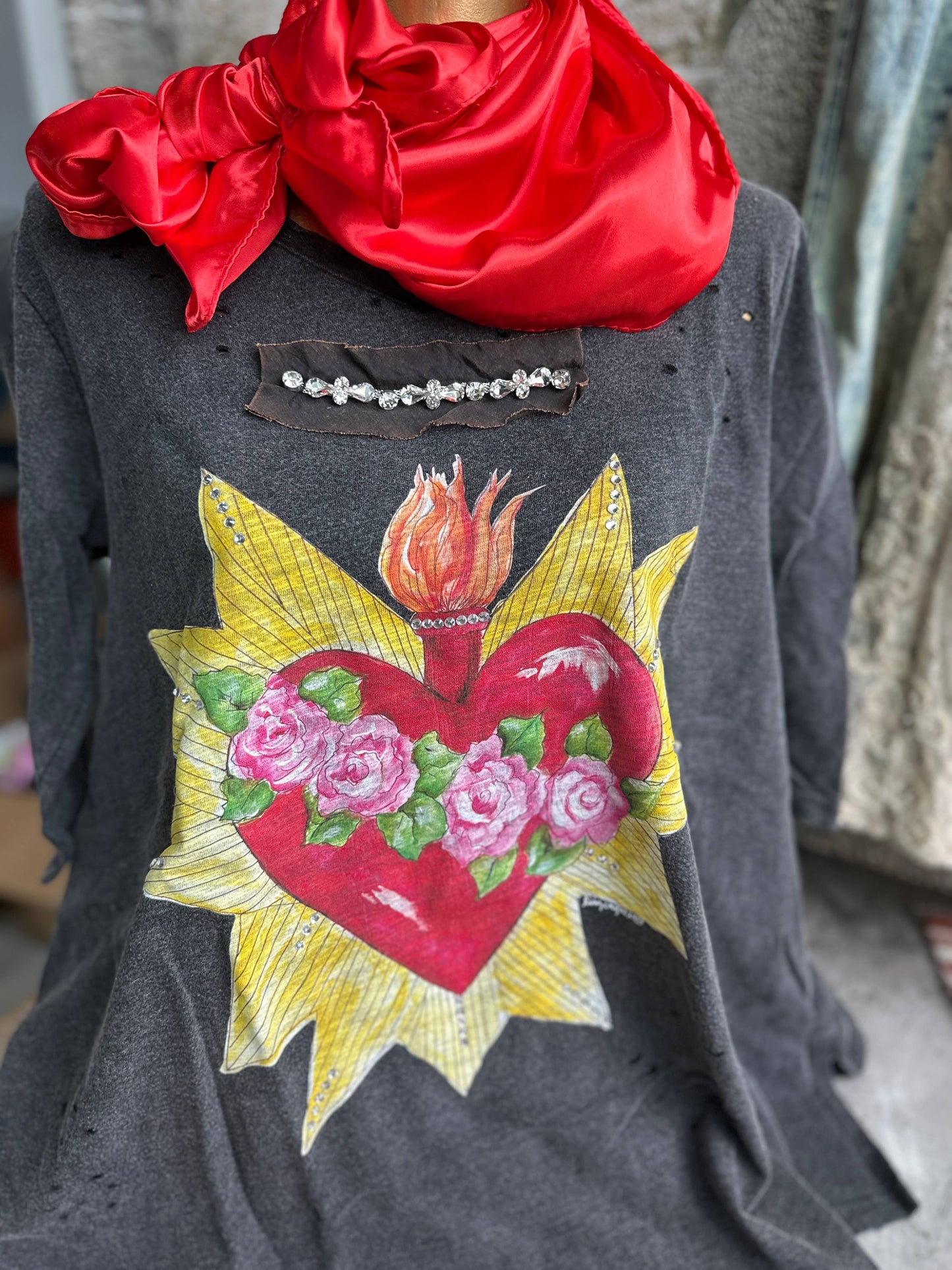 Blazing Heart  shirt