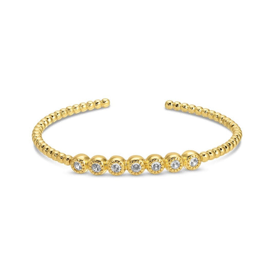 Touch of Sparkle Delicate Cuff Bracelet