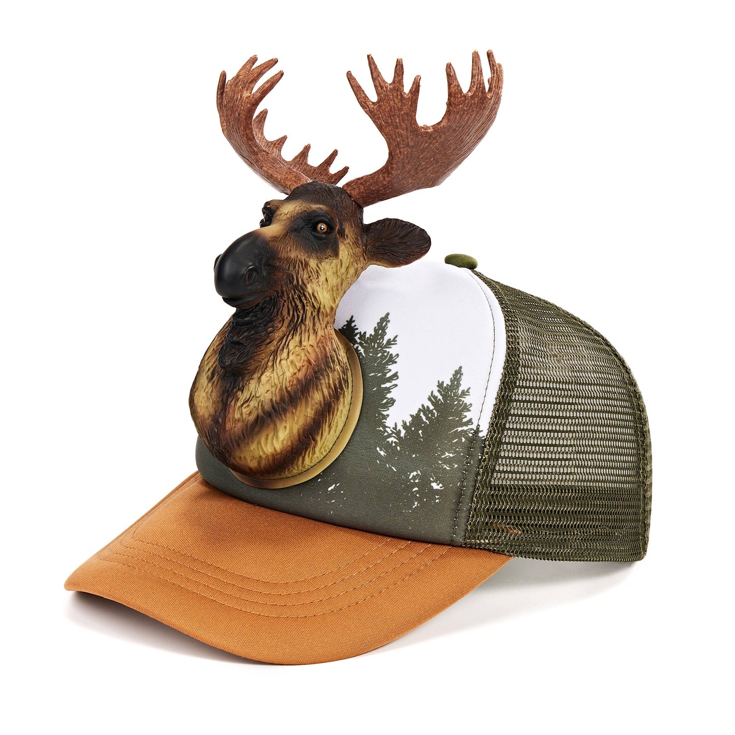 Moose | Unisex Trucker Hat Base Cap Mesh Back