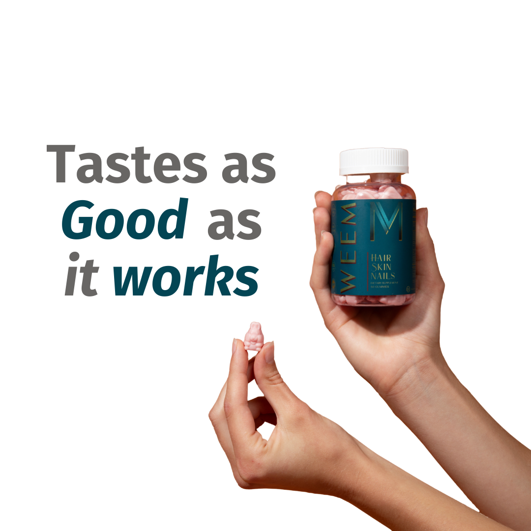 Hair, Skin & Nails Gummies – Grow Thicker, Fuller Hair