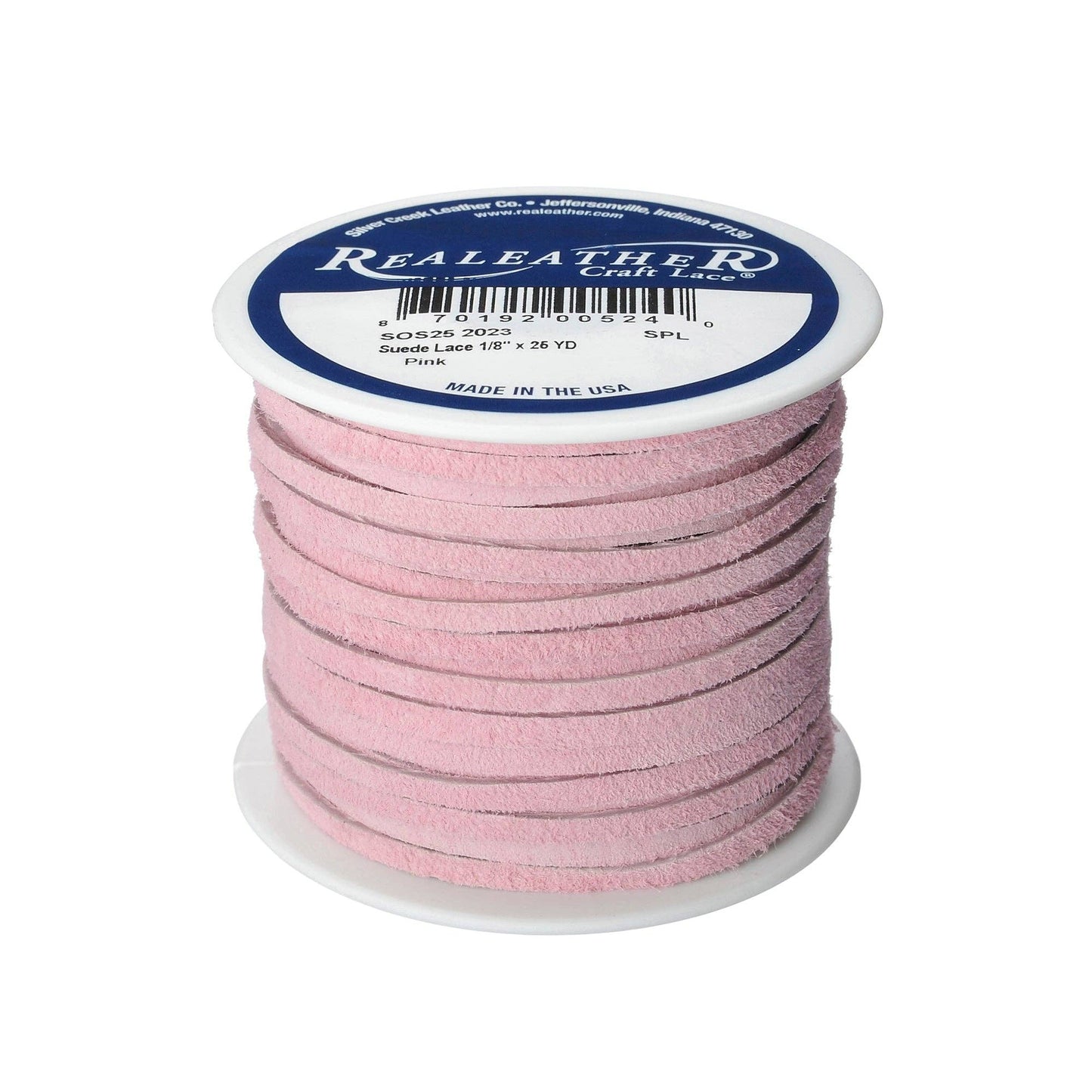 Suede Lace Spool, 1/8" x 25 yds Jewelry Apparel Fringe