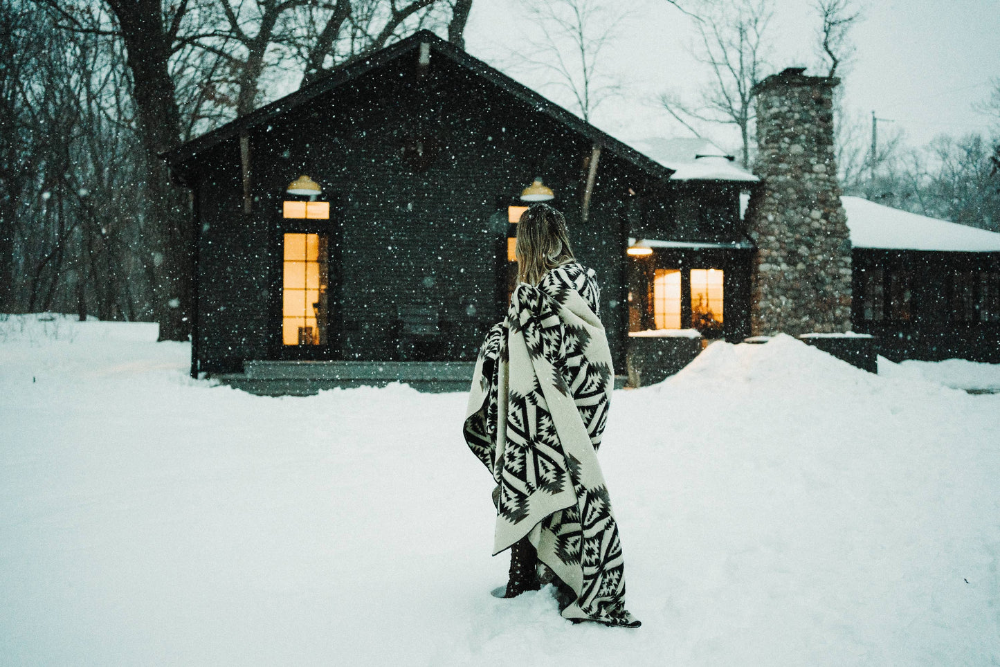 Quichua Blanket - Onyx Black