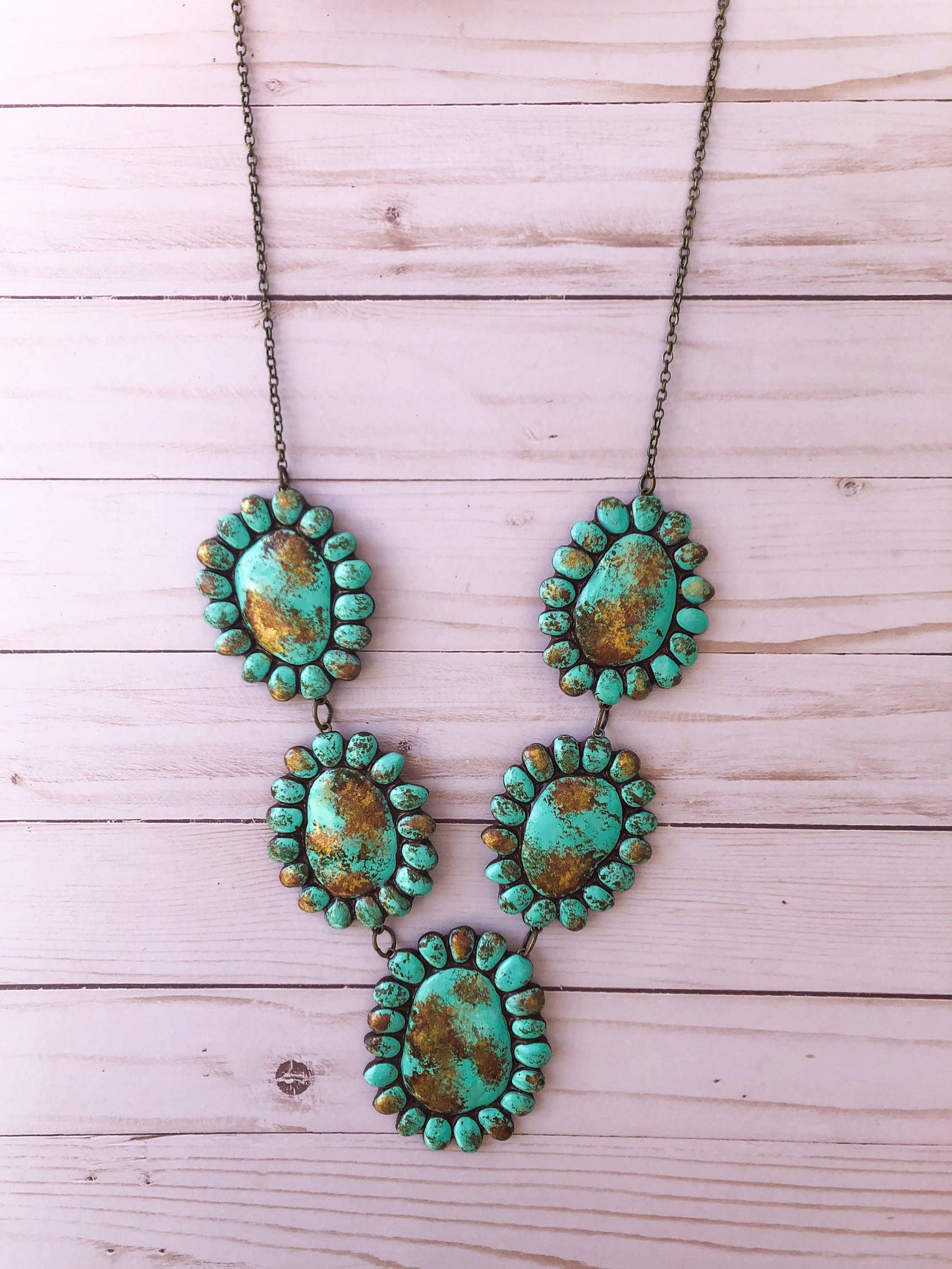Karly Kingston Necklace- Turquoise Stone