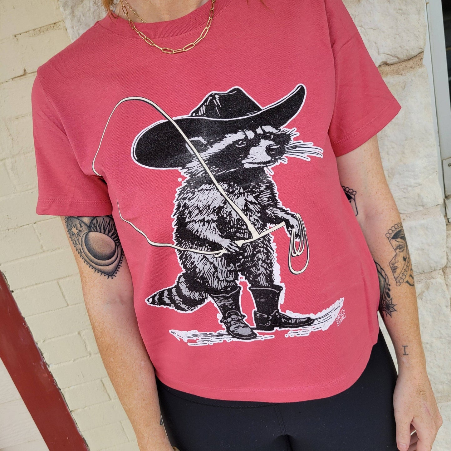Cowboy Racoon Graphic Tee