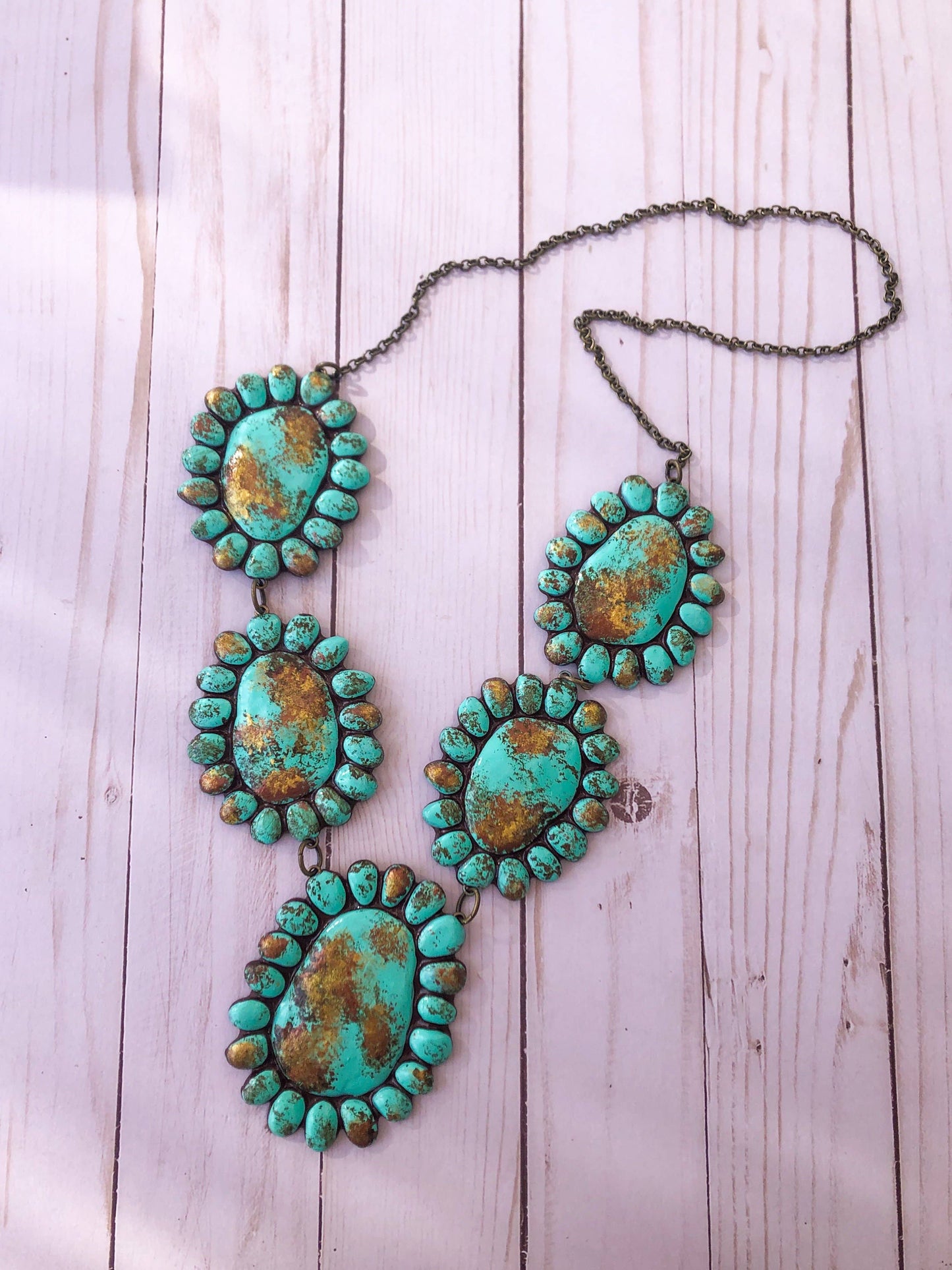 Karly Kingston Necklace- Turquoise Stone