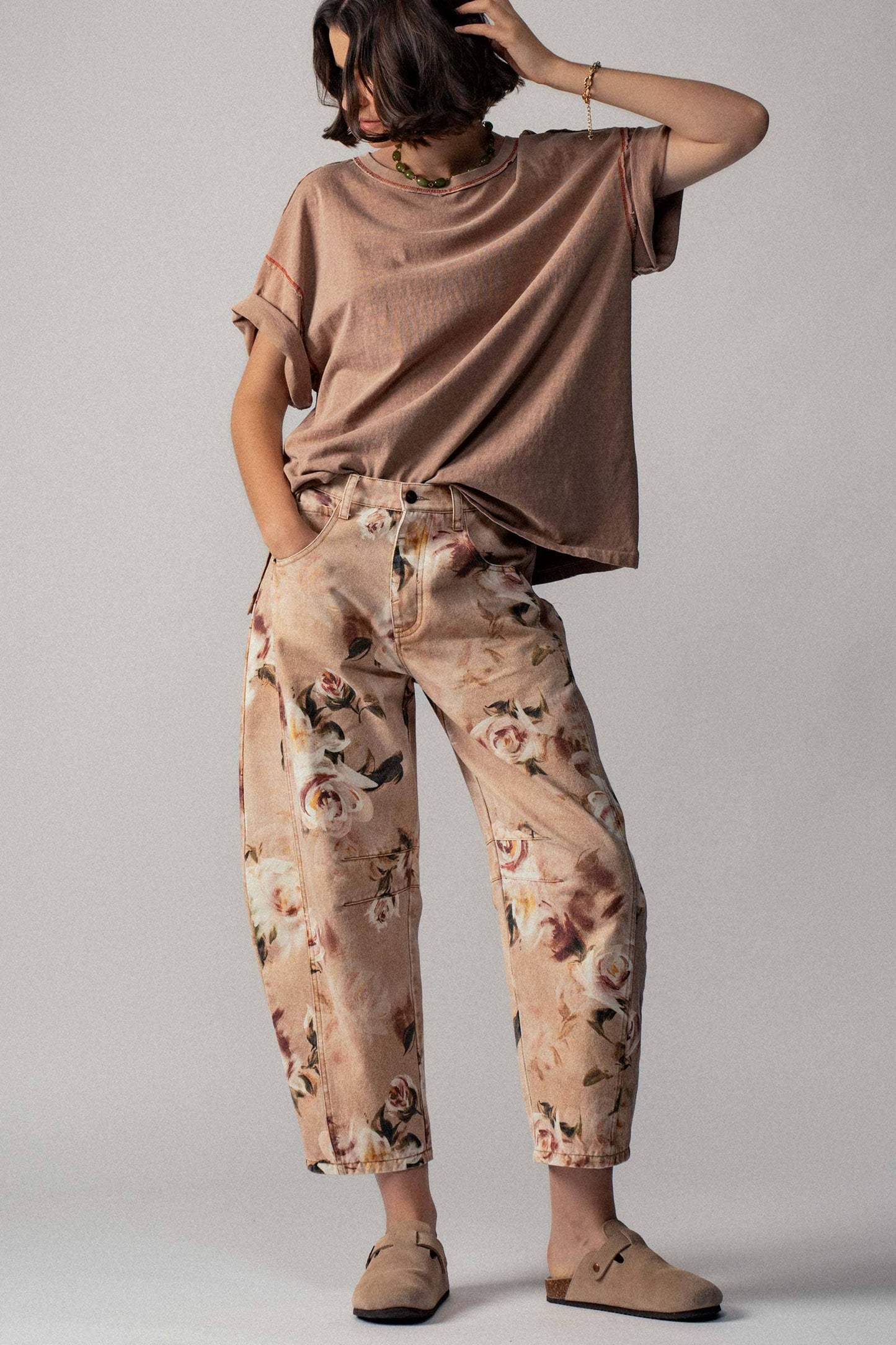 Rosey Barrel Jean