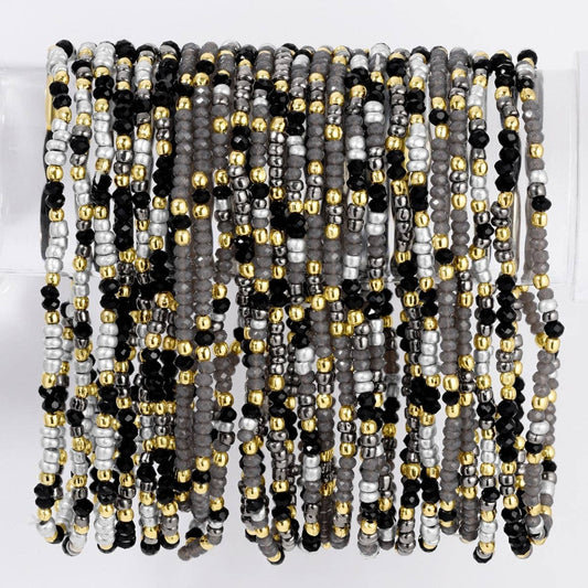 Assorted Winter Wonderland Stretch Seed Bead Bracelets