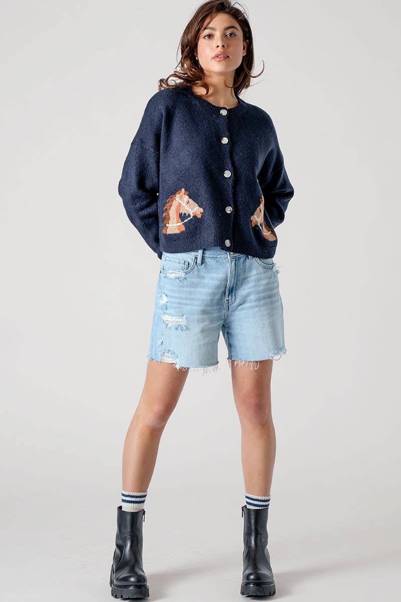 The Pepper Horse Cardigan