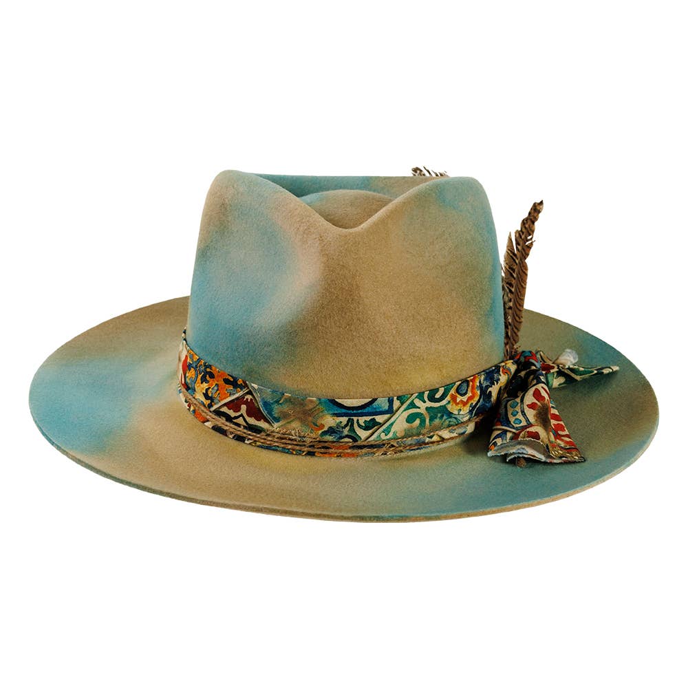 Wool Felt Teardrop Fedora Hat - Style Graffiti