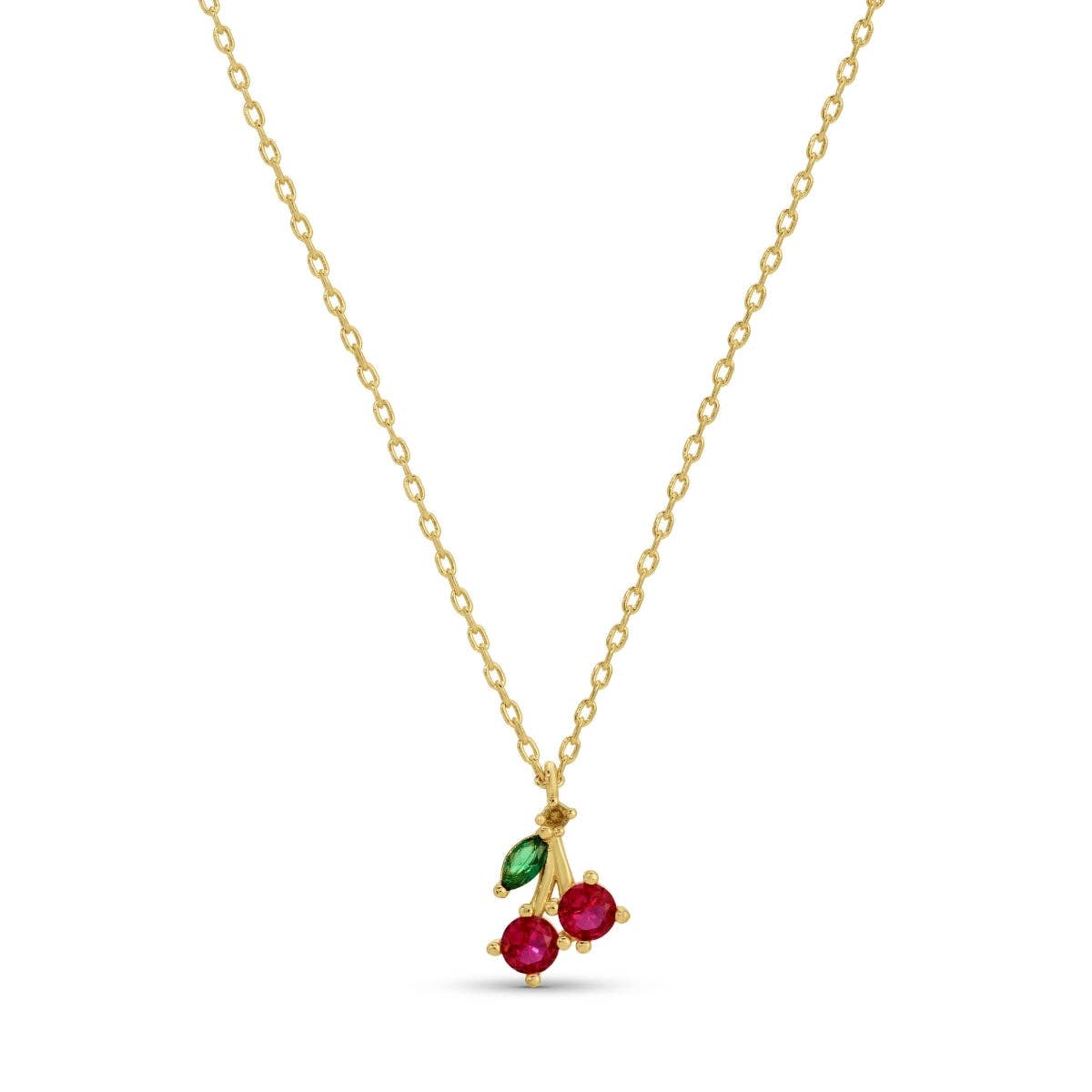 Delicate Cherry Necklace