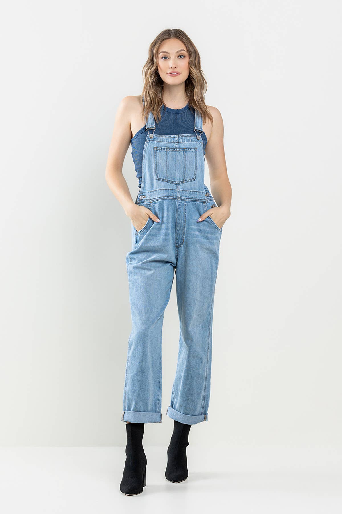 Hooper Light Overall With Front Pocket and Cuff