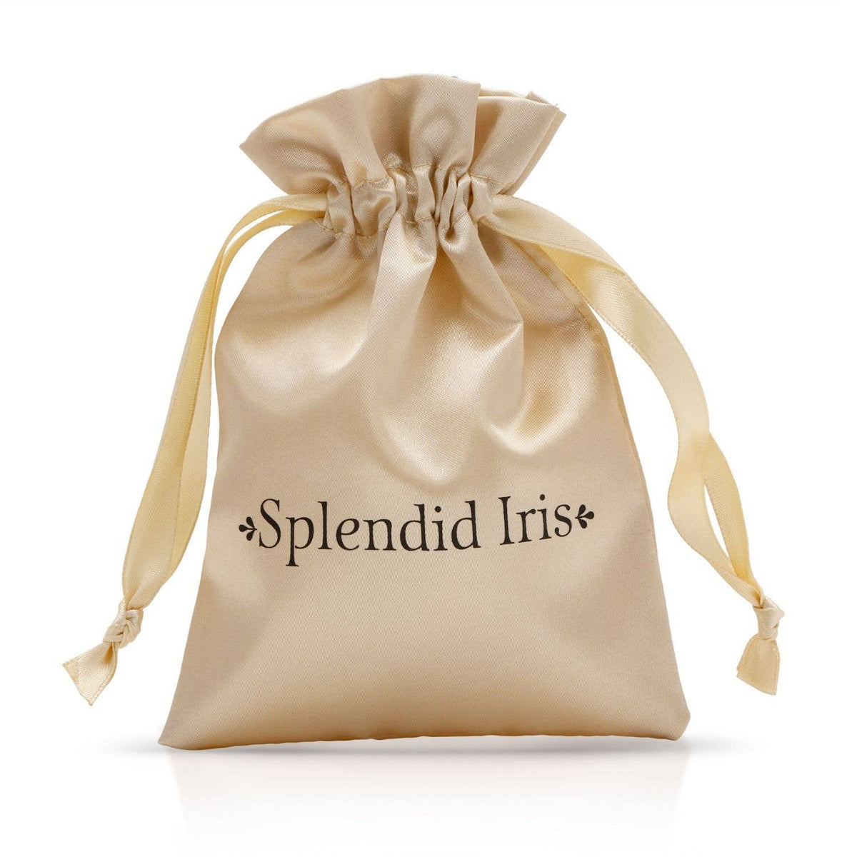Splendid Iris Satin Logo Pouch