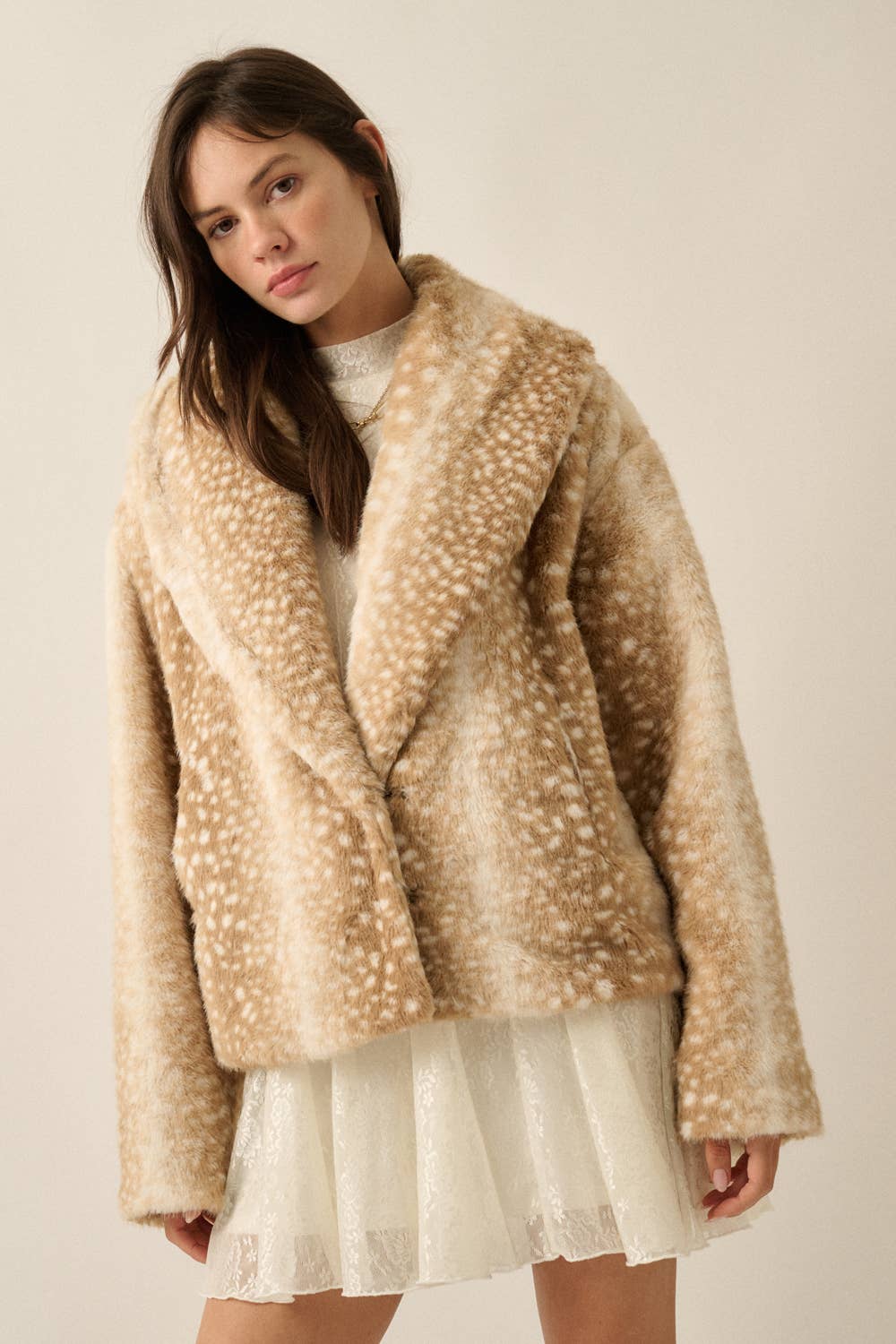 Daisey Deer Print Jacket
