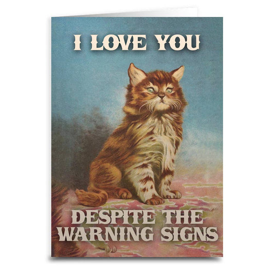 I Love You Cat Card