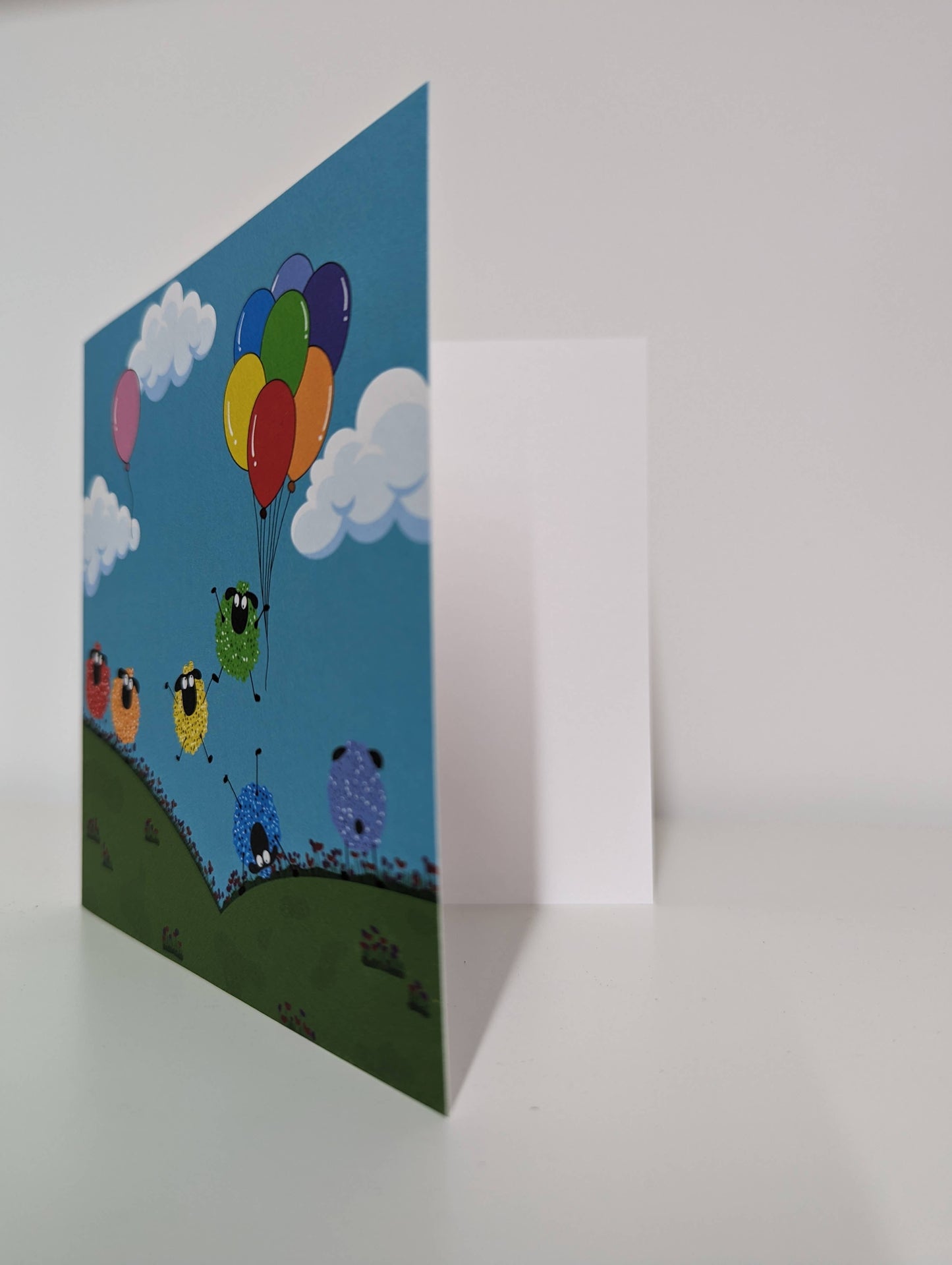 Sheep illustration Greeting Card - Gone and Blown It