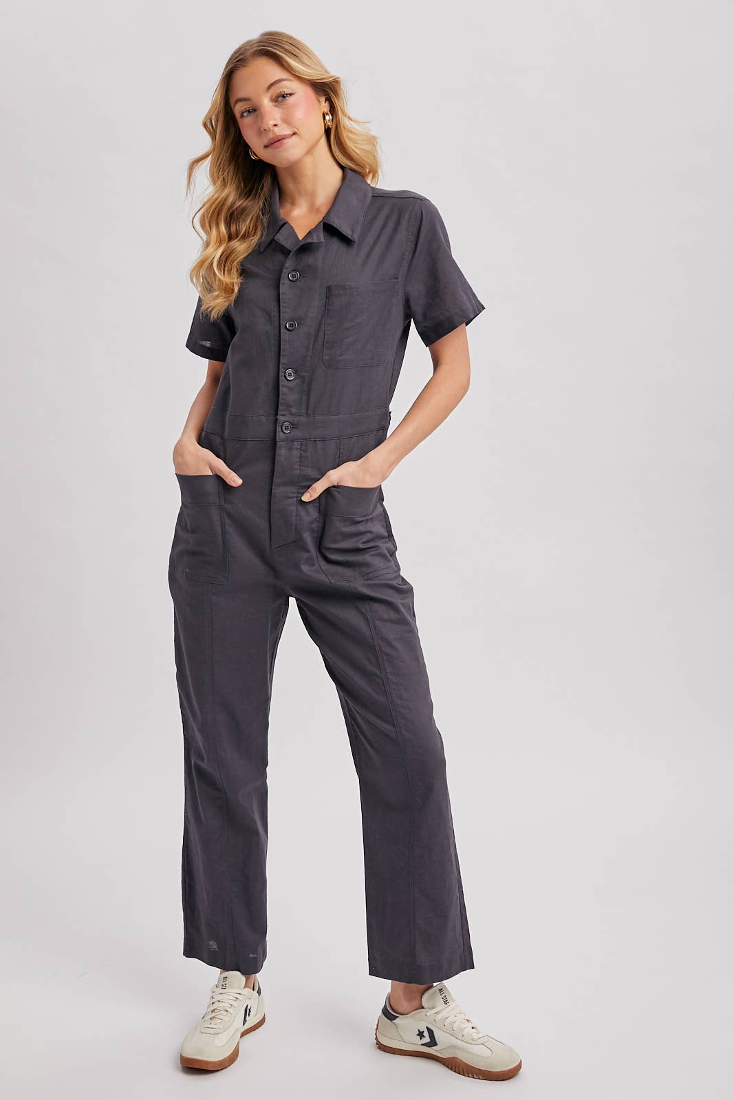Shannon SHORT SLEEVED JUMPSUIT