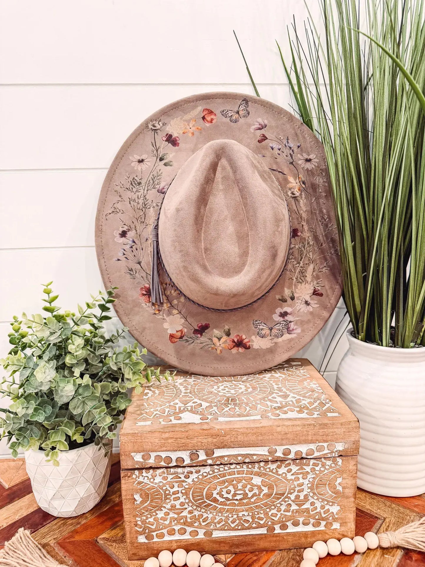 Upper floral Hat