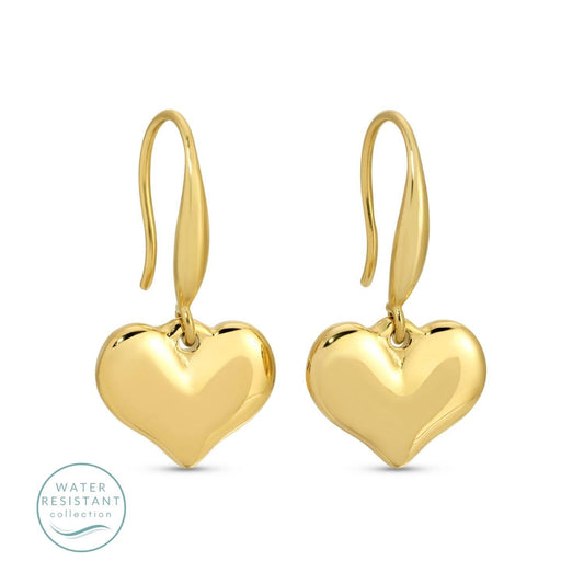 Heart Drop Earrings