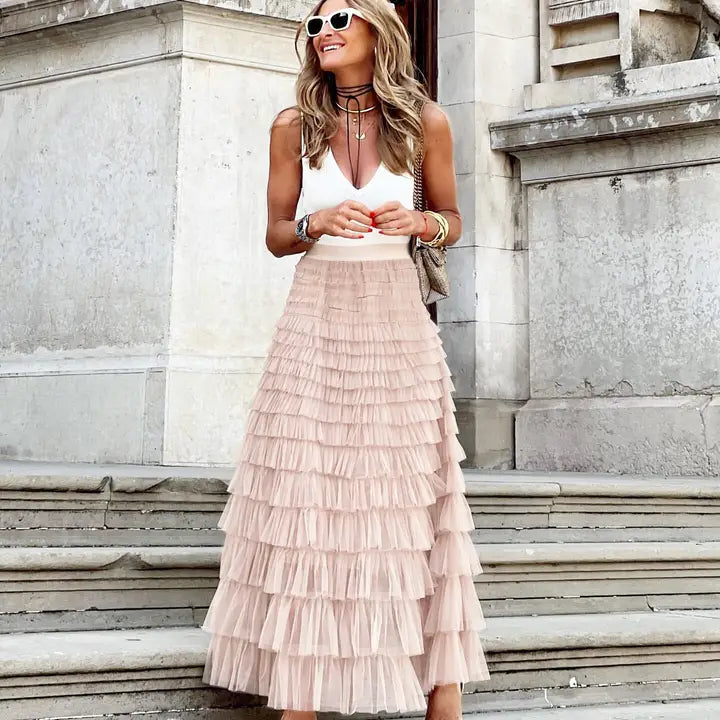 Cam Tiered Skirt