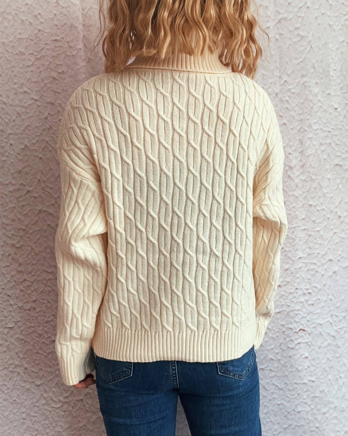 Turtleneck Pumpkin Knit Casual Fashion Sweater