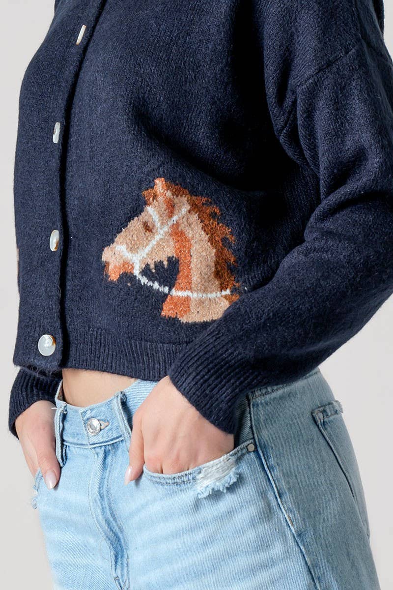 The Pepper Horse Cardigan