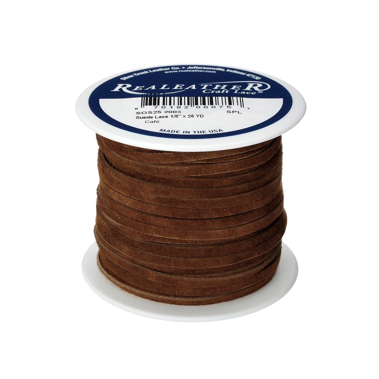 Suede Lace Spool, 1/8" x 25 yds Jewelry Apparel Fringe