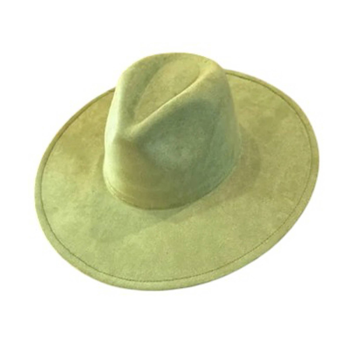 Fashion Classic Wide Brim Suede Panama Hat