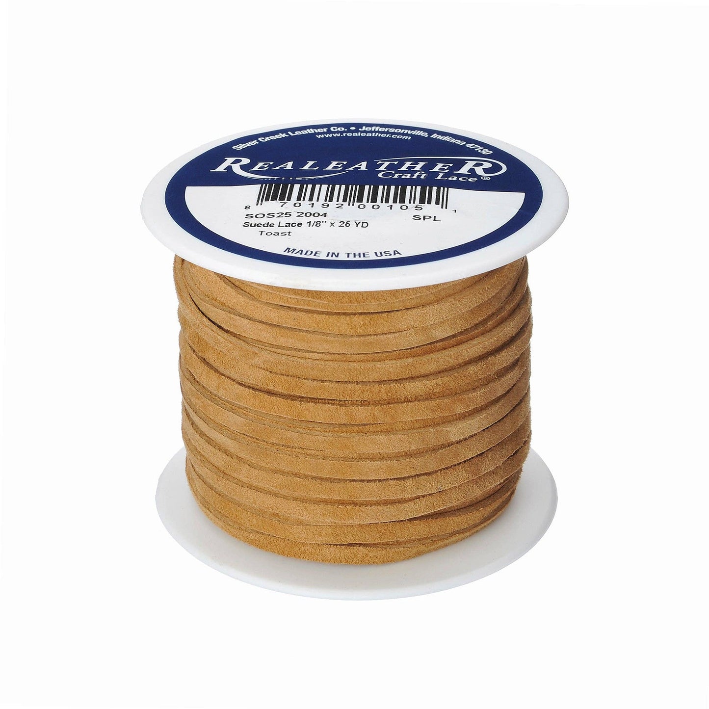 Suede Lace Spool, 1/8" x 25 yds Jewelry Apparel Fringe