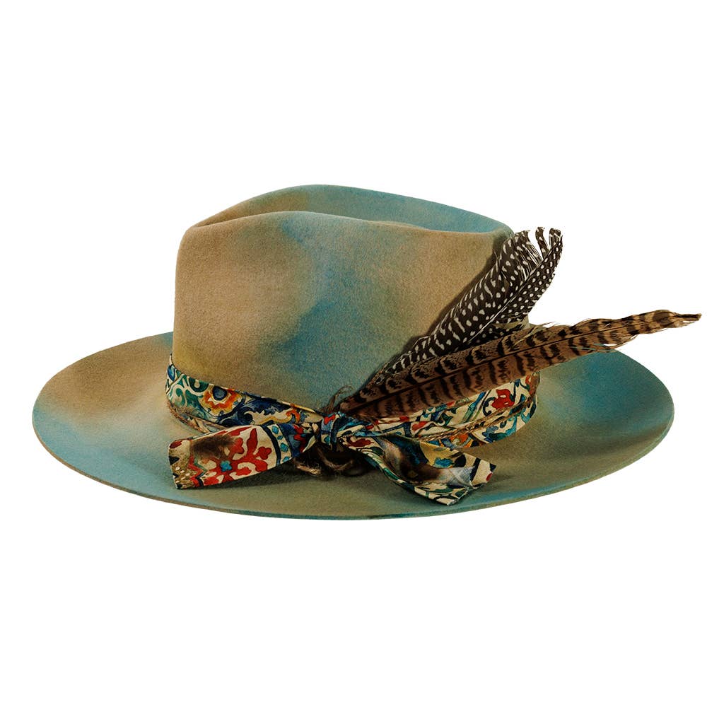 Wool Felt Teardrop Fedora Hat - Style Graffiti