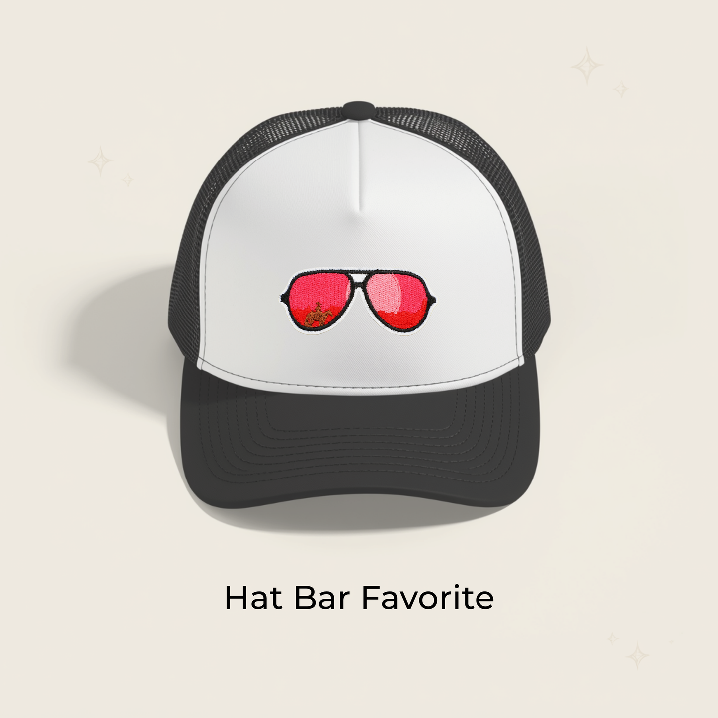 Cowboy Sunglasses Embroidered Patch- RTS