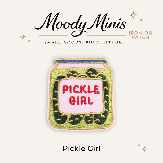 Pickle Girl Embroidered Patch- RTS