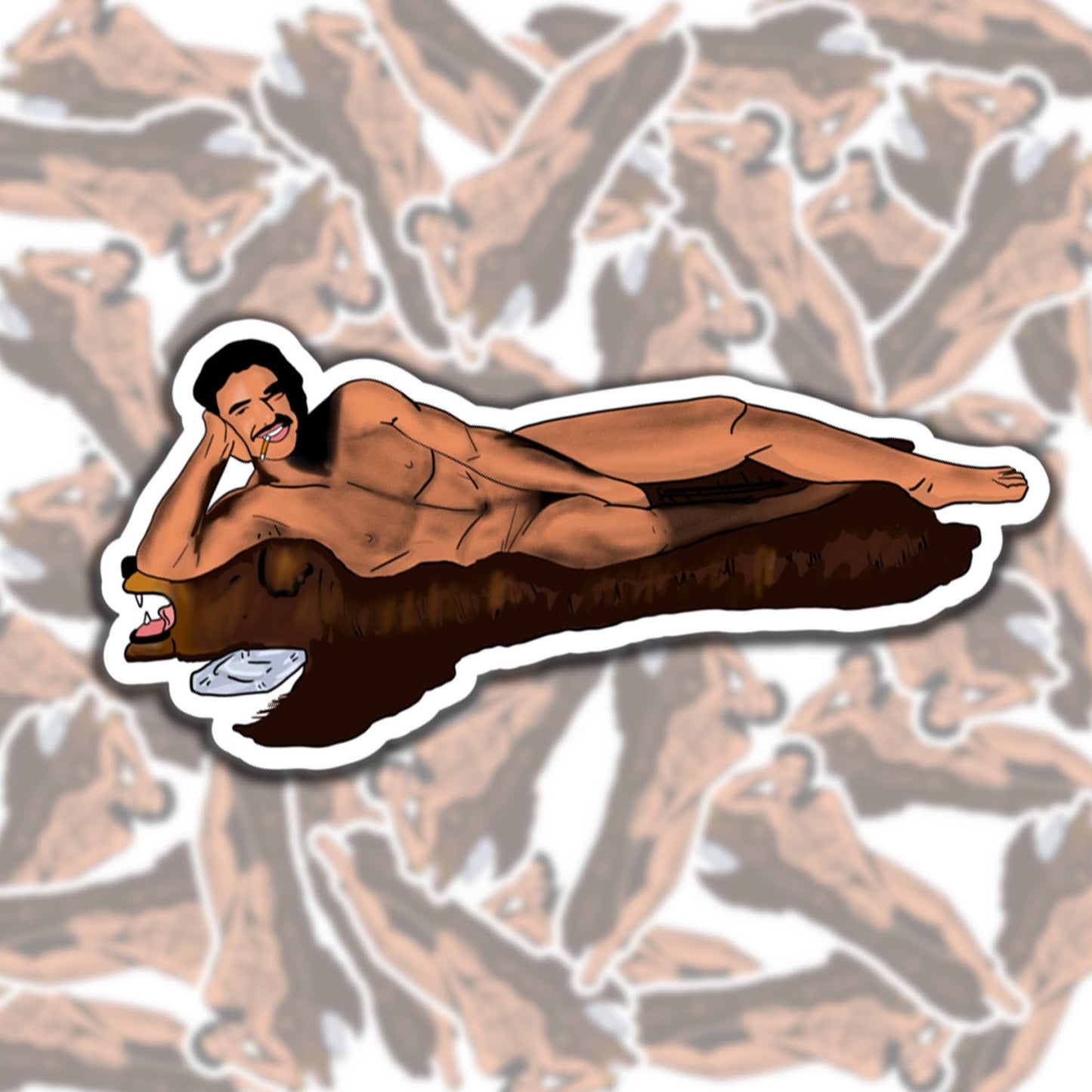 Burt Reynolds Sticker