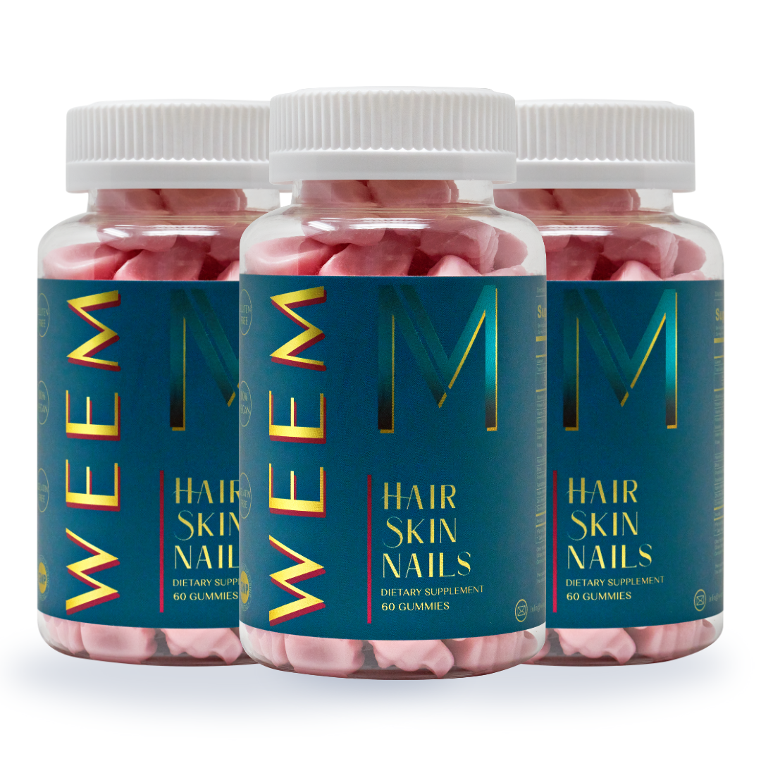 Hair, Skin & Nails Gummies – Grow Thicker, Fuller Hair