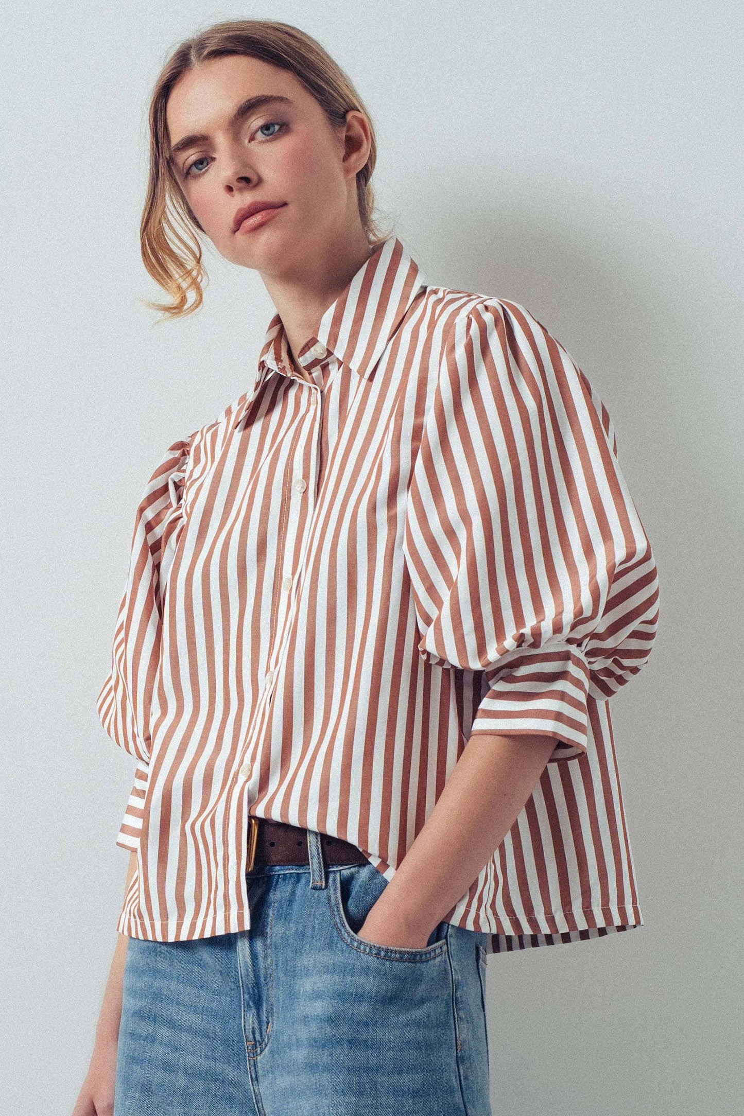 Caroline  Drop Waist Blouse