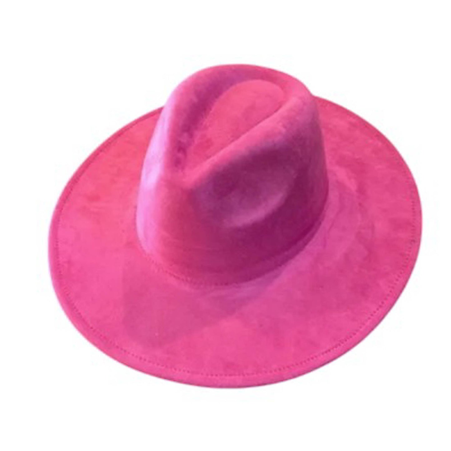 Fashion Classic Wide Brim Suede Panama Hat